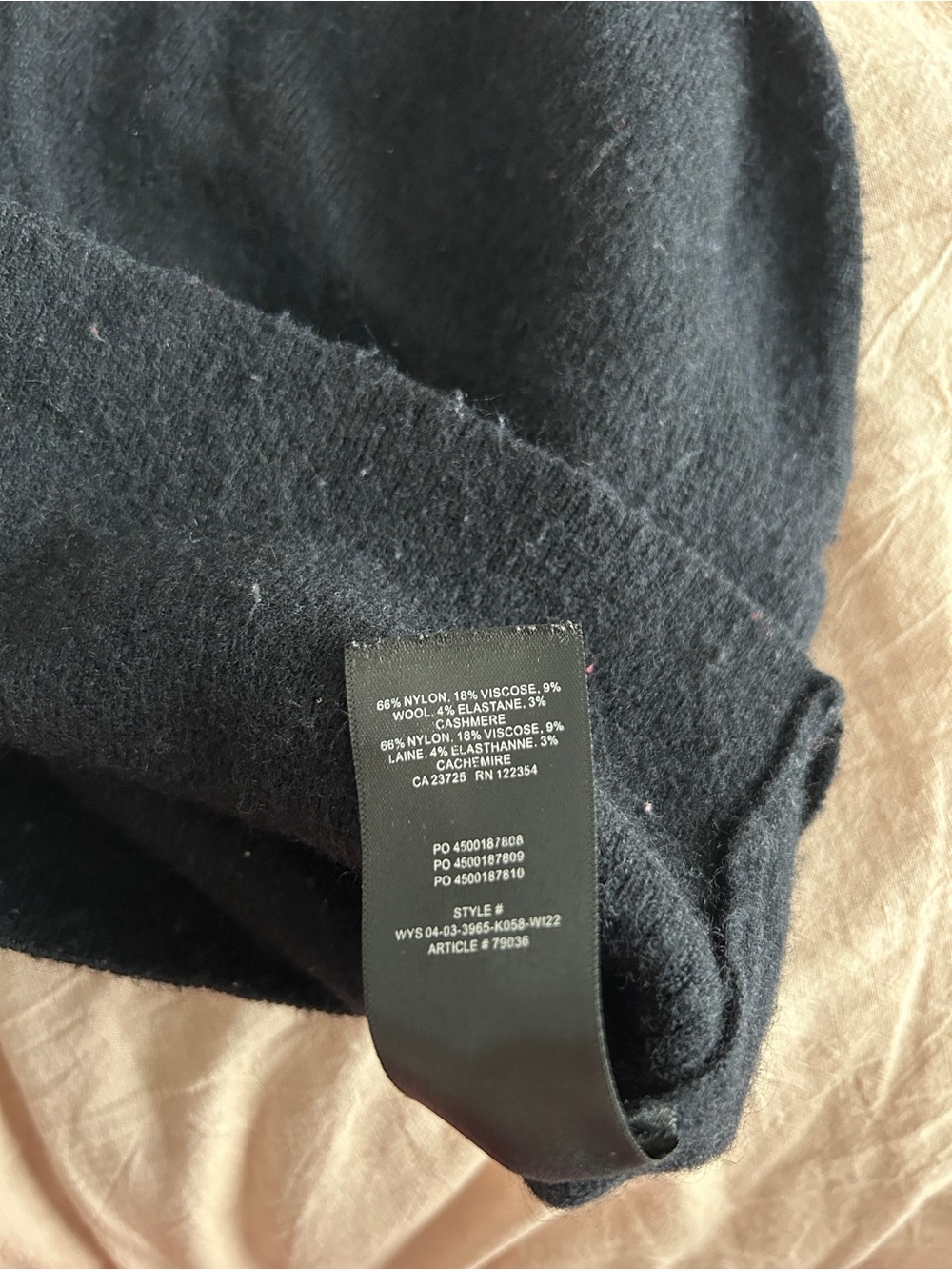 Wilfred Aritzia Sicily Knit Bustier Cami Crop Tank Top Black Size L - Picture 5 of 8